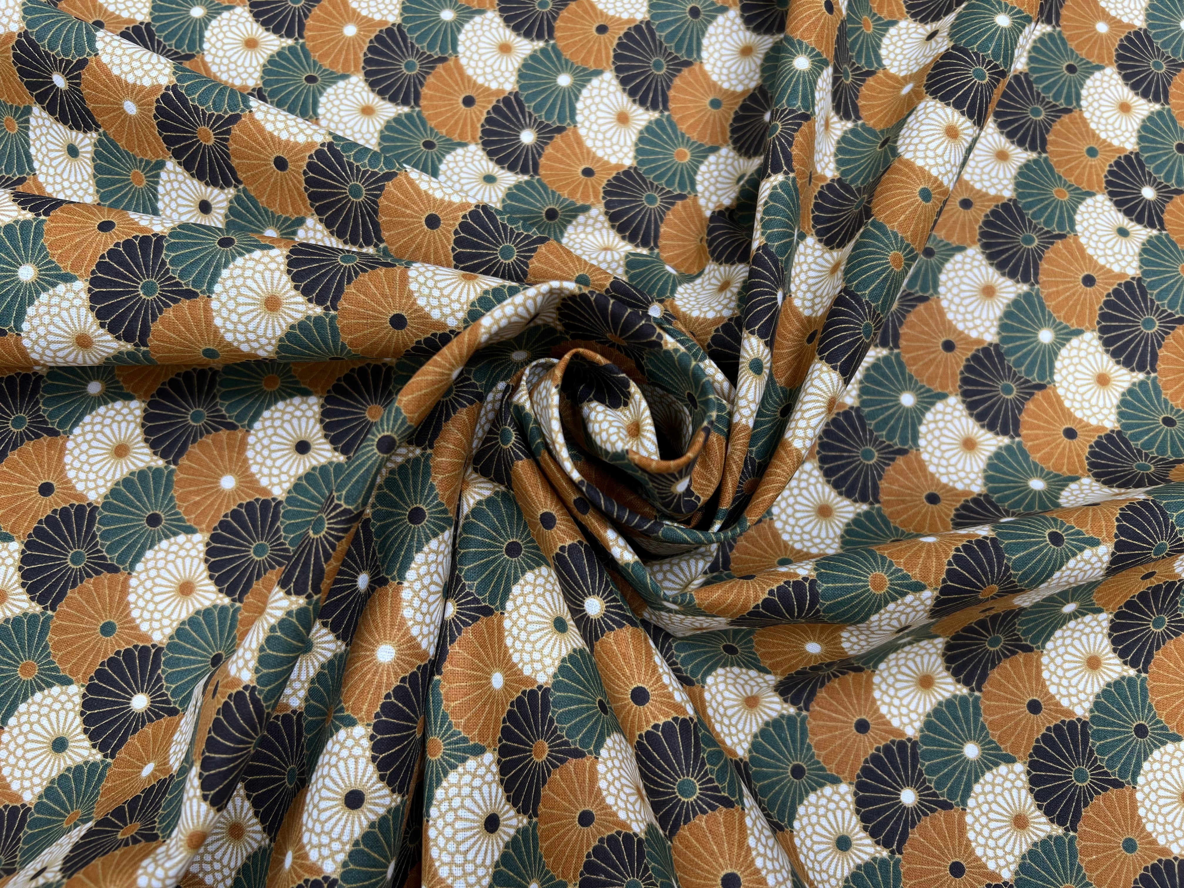 PERCALE DE COTON HIRO BRONZE - My Little Coupon
