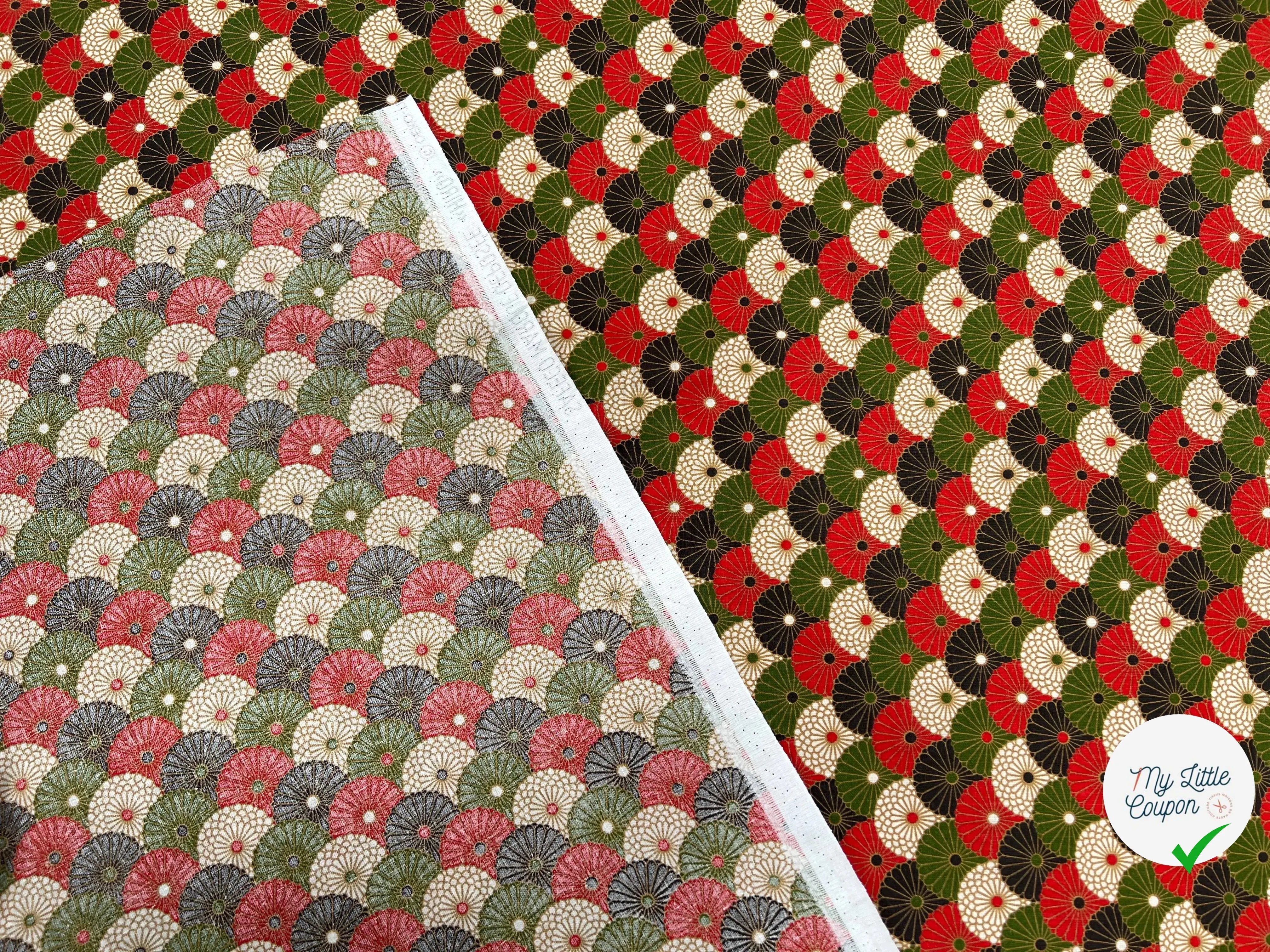 PERCALE DE COTON HIRO ROUGE - My Little Coupon
