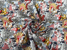PERCALE DE COTON KAWAI ROUGE BLEU - My Little Coupon