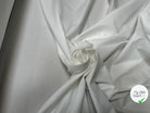 POPELINE COTON BLANCHE - My Little Coupon