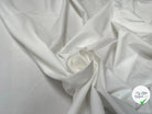POPELINE COTON BLANCHE - My Little Coupon