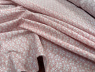 (Chute) POPELINE COTON FLEURS TERRACOTA - My Little Coupon