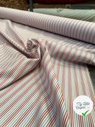 POPELINE DE COTON RAYURES BLEU BLANC ROUGE - My Little Coupon