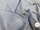 POPELINE DE COTON RAYURES BLEU - My Little Coupon