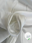 POPELINE DE COTON UNI BLANC UNI - My Little Coupon