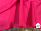 POPELINE DE COTON UNI ROSE FUCSHIA - My Little Coupon