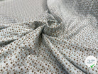 POPELINE FLEURETTE BABY BLUE - My Little Coupon