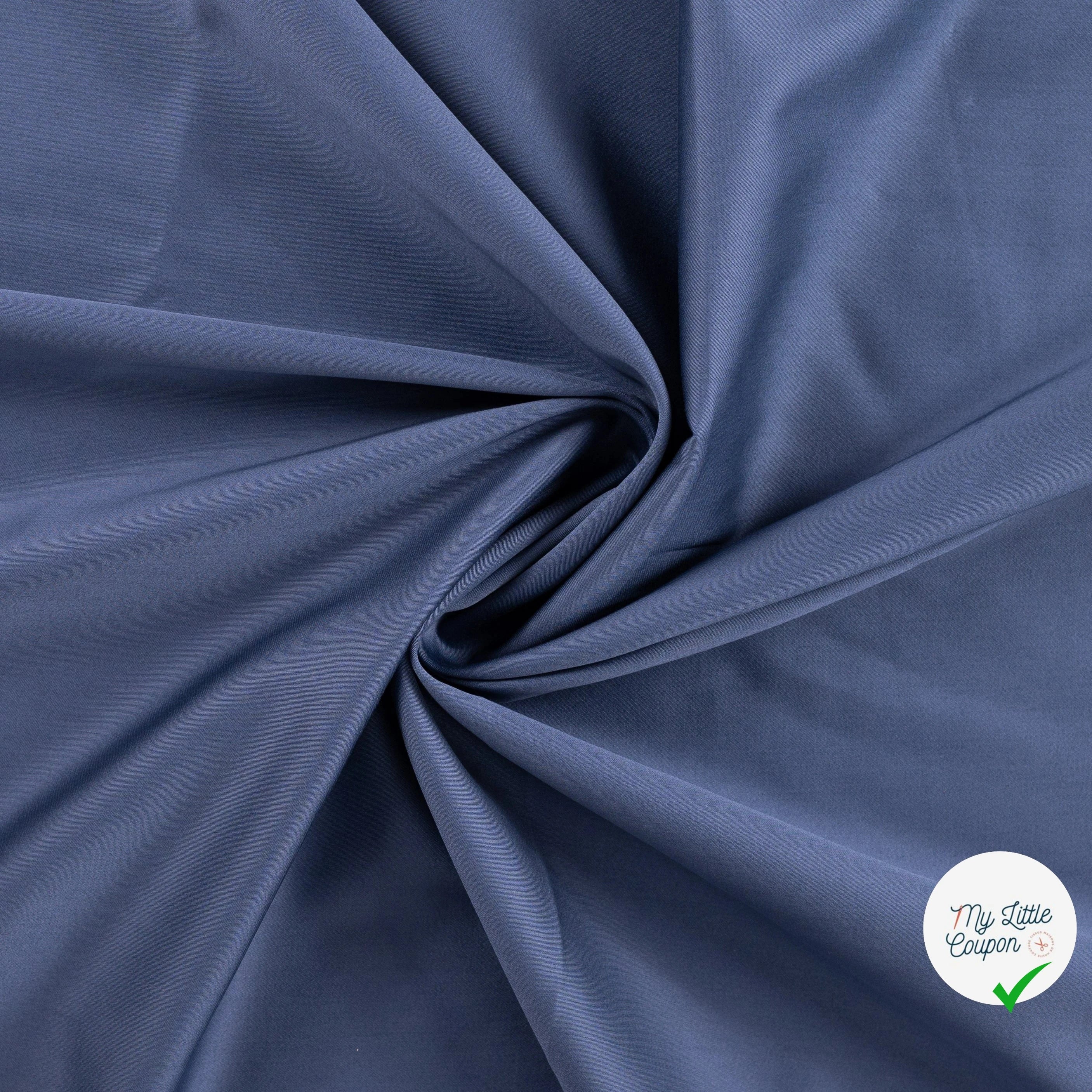 SATIN DE COTON DENIM - My Little Coupon