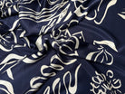 SATIN DE SOIE PORTOFINO ÉLÉGANCE DU BLEU - My Little Coupon