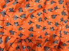 SATIN DE VISCOSE PETITES FLEURS ZÉBRÉES - My Little Coupon