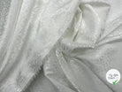 SATIN JACQUARD WHITE LEOPARD CHIC MLC INTERN