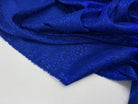 SATIN JACQUARD LÉOPARD BLEU PROFOND MLC INTERN