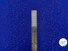 SATIN JACQUARD LÉOPARD BLEU PROFOND MLC INTERN