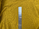 SATIN JACQUARD LÉOPARD MOUTARDE MLC INTERN