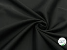 SATIN LOURD STRETCH NOIR QUALITÉ COUTURE - My Little Coupon - tissu - coudre