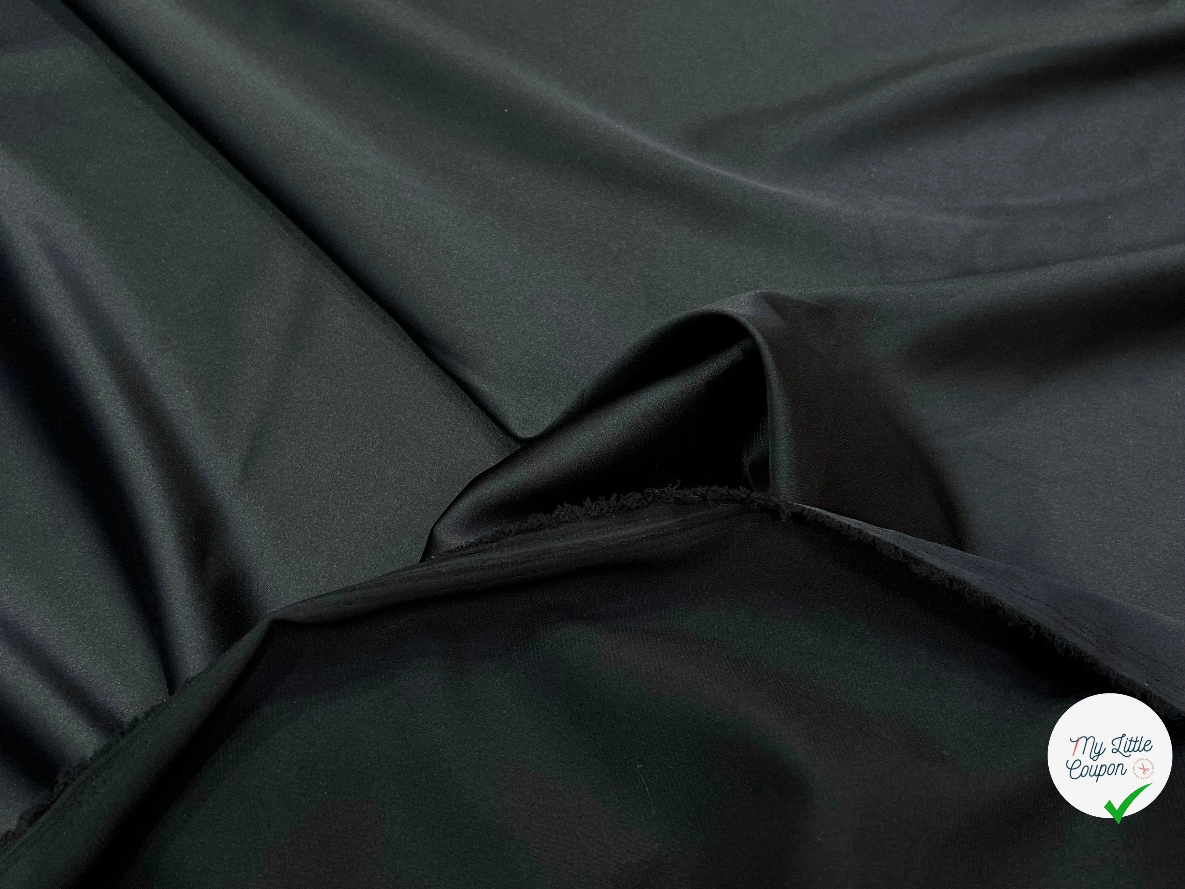 (Chute) SATIN POLYESTER 2% EA NOIR - My Little Coupon