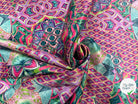 SATIN VELOUTÉ ABSTRACT COLOUR ROSÉ MLC INTERN