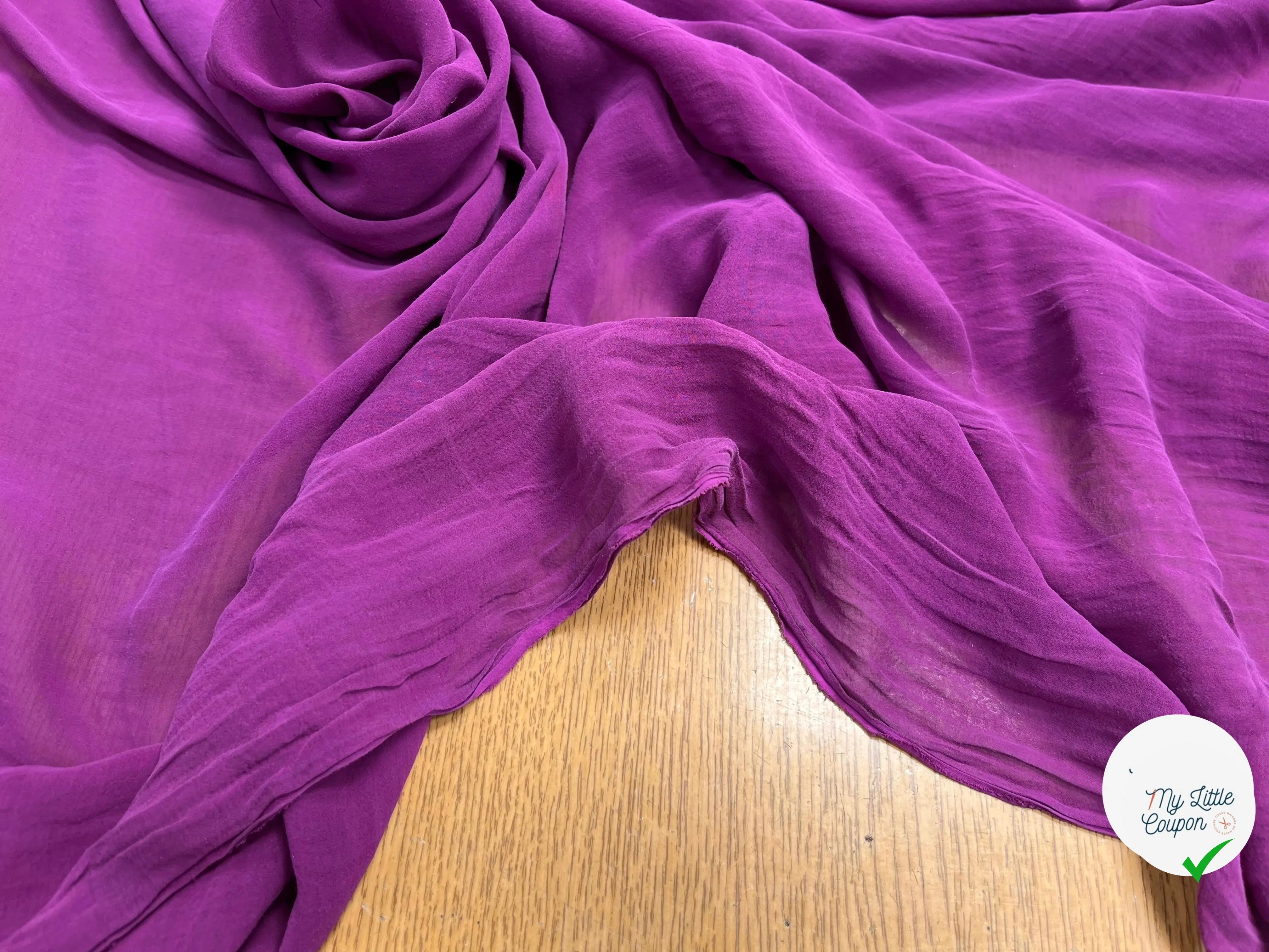 SOIE PEAU DE PẾCHE VIOLET - My Little Coupon