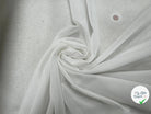 THERMOCOLLANT MAILLE TISSÉ A L'HORIZONTAL MILKY WHITE - My Little Coupon
