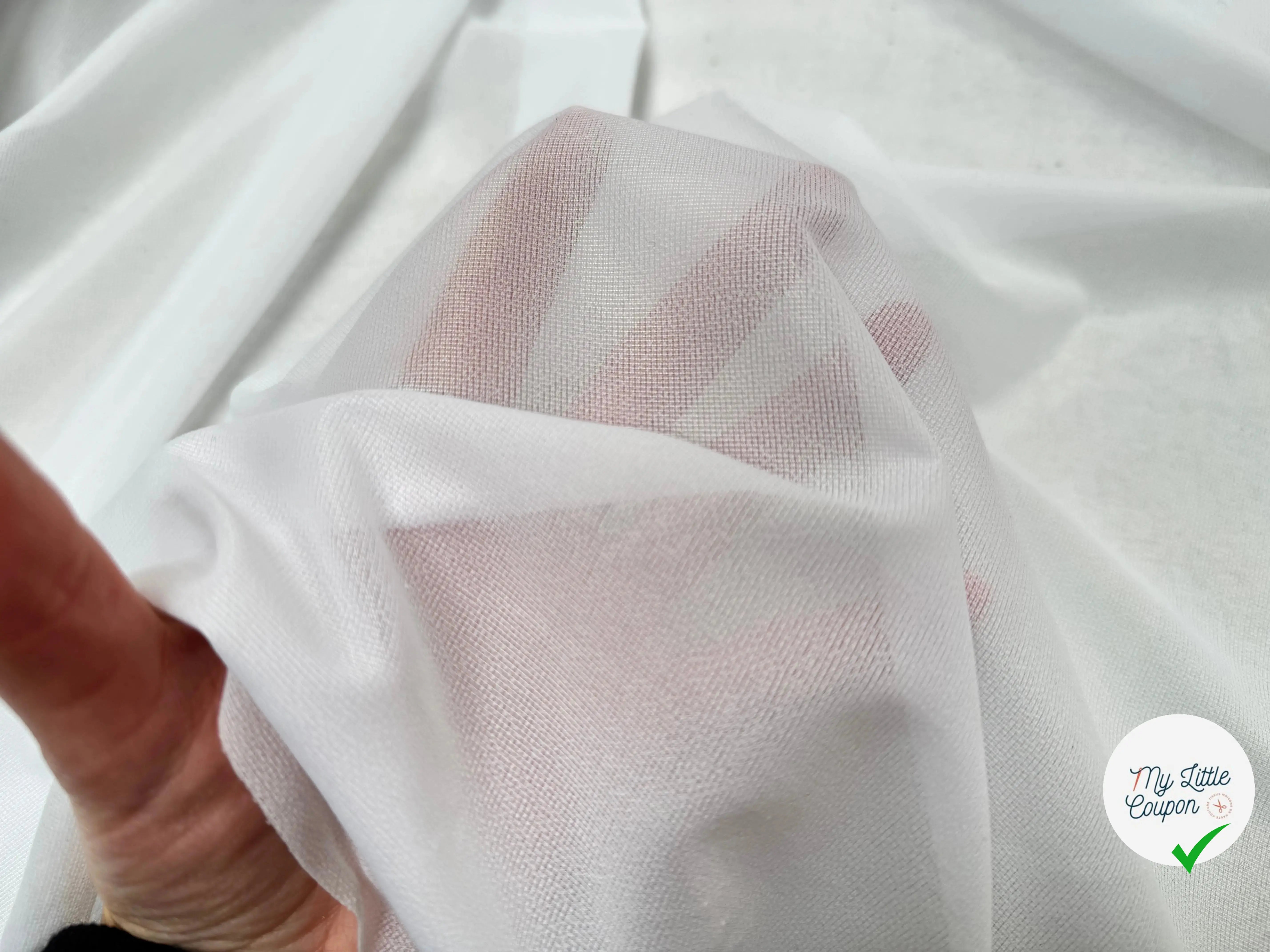 THERMOCOLLANT MAILLE TISSÉ BLANC - My Little Coupon