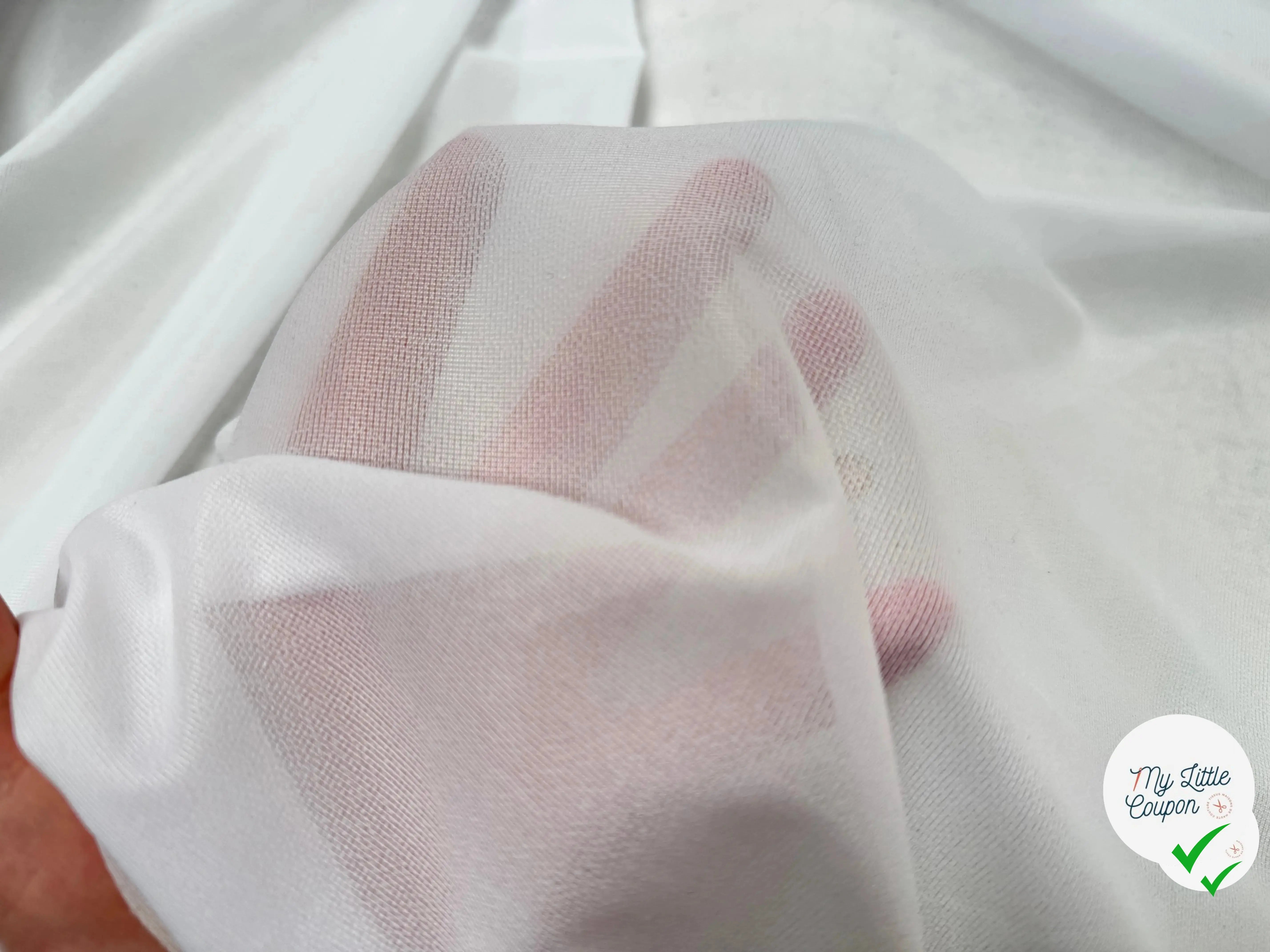 THERMOCOLLANT MAILLE TISSÉ BLANC - My Little Coupon