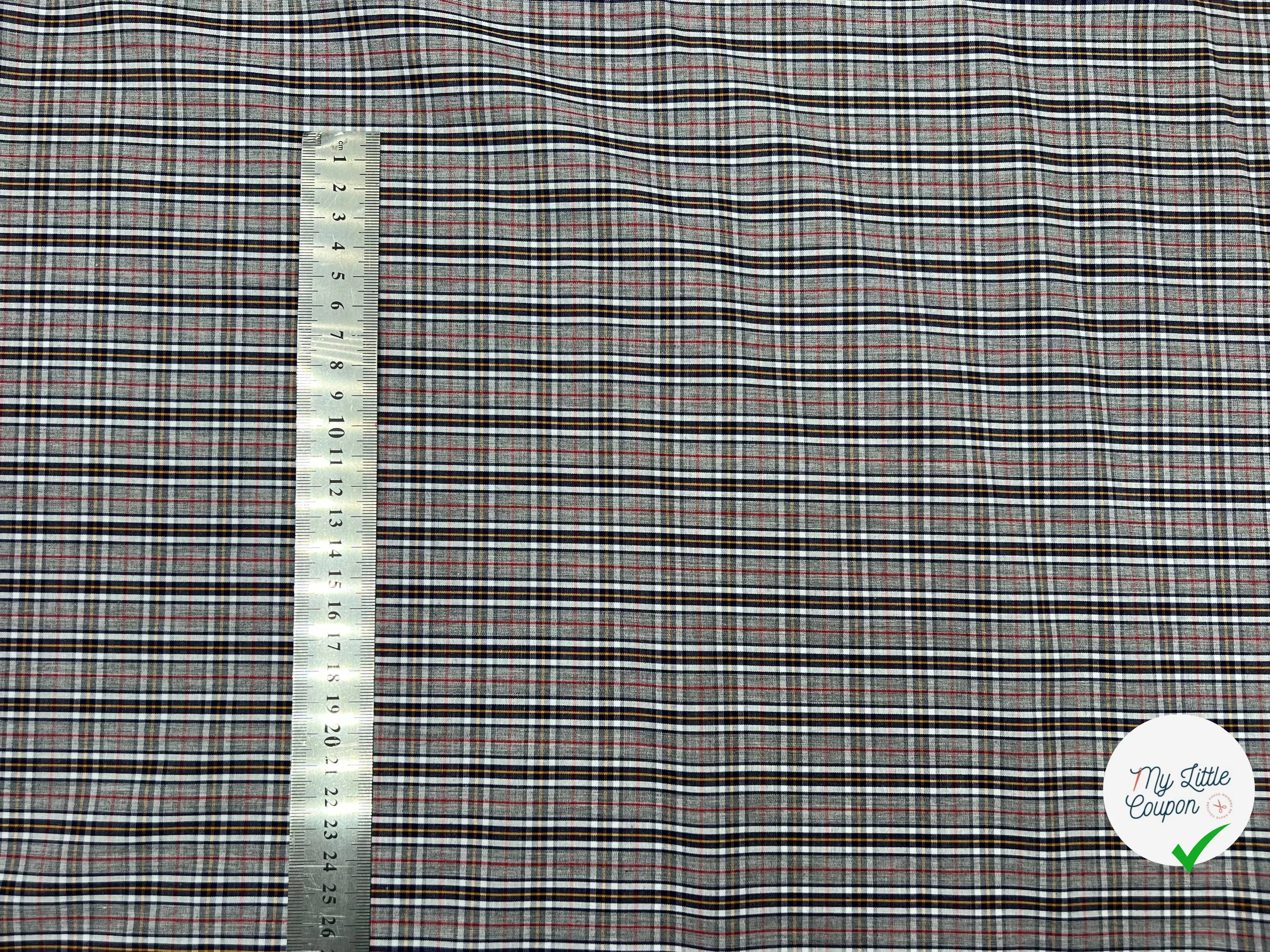 TISSU CHEMISE CARREAUX GOODBOY - My Little Coupon - tissu - coudre