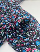 (Chute) TISSU FLUIDE POLYESTER IMPRIMÉ PROMESSE DE FLEURS - My Little Coupon