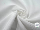TISSU NID D'ABEILLE BLANC - My Little Coupon - tissu - coudre