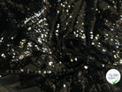 TISSU SEQUIN PAILLETTES SUR TULLE NOIR - My Little Coupon