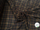 TISSU SURCHEMISE À CARREAUX 100% LAINE - My Little Coupon