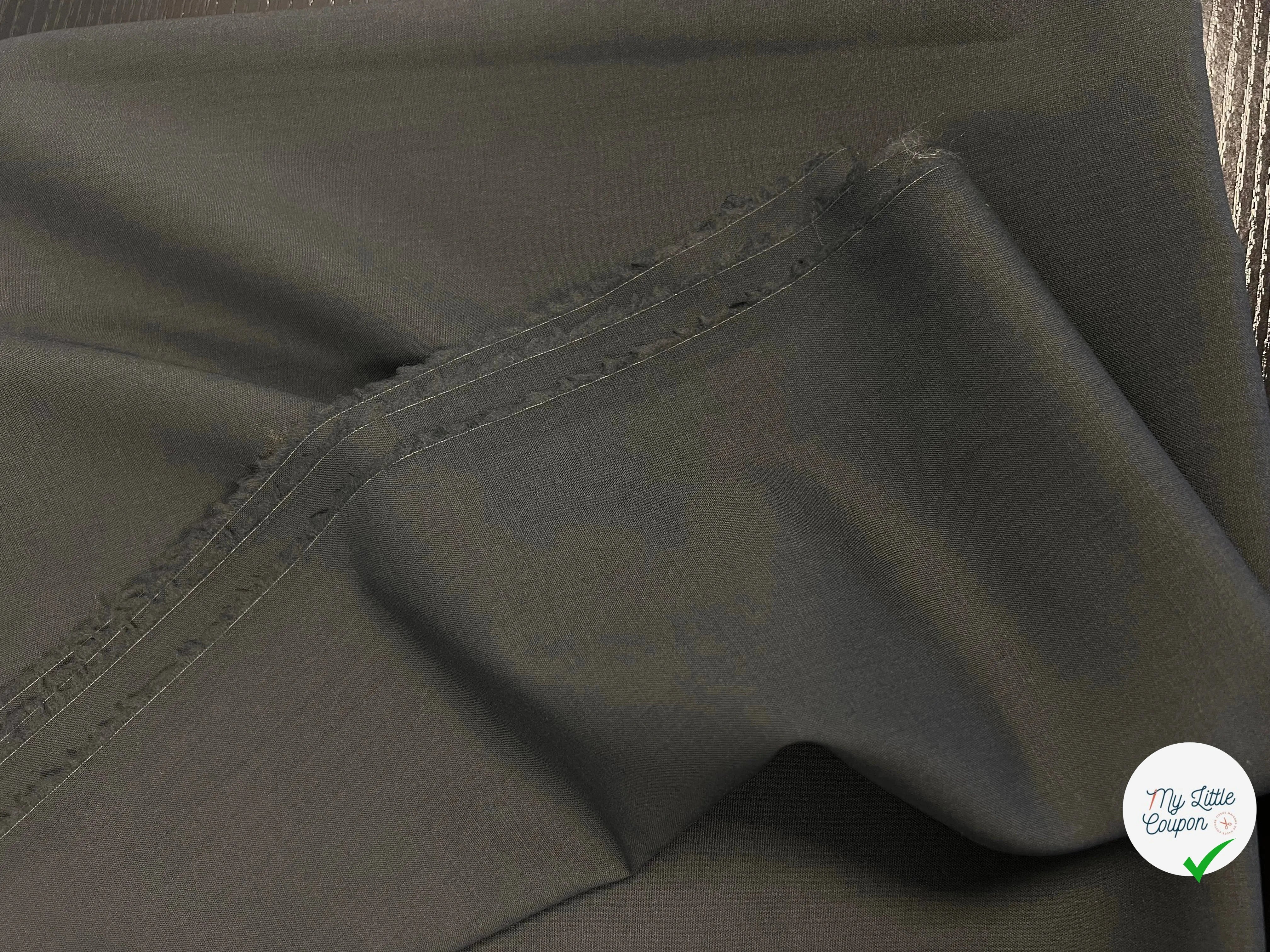 GRAY MASTIC WOOL FABRIC - 3-meter coupon - My Little Coupon - fabric - sew