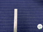 TOILE DE LIN POLYESTER NOIRE FINES RAYURES - My Little Coupon - tissu - coudre