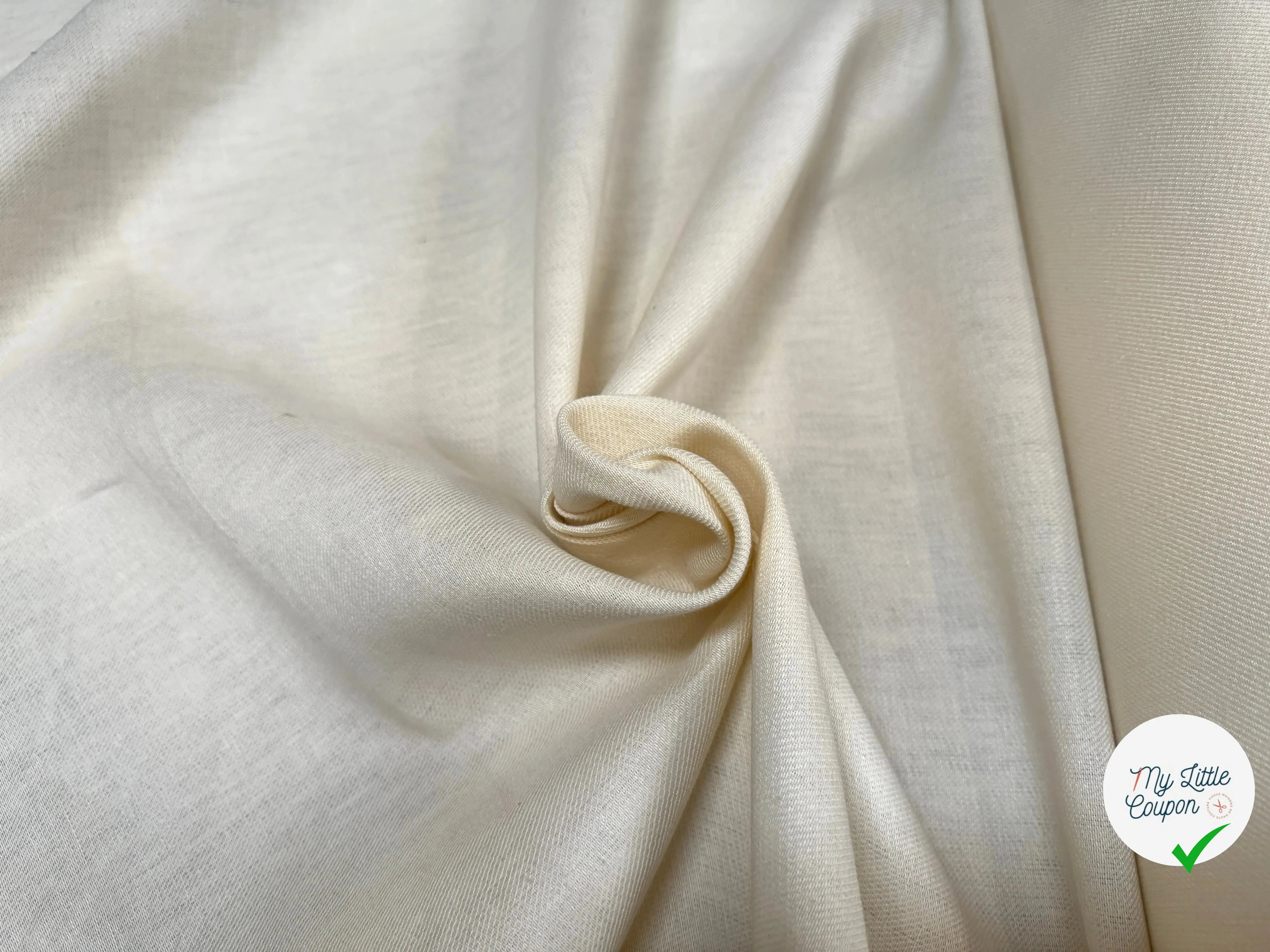 TOILE NATTÉ COTON NATUREL DRUE - My Little Coupon