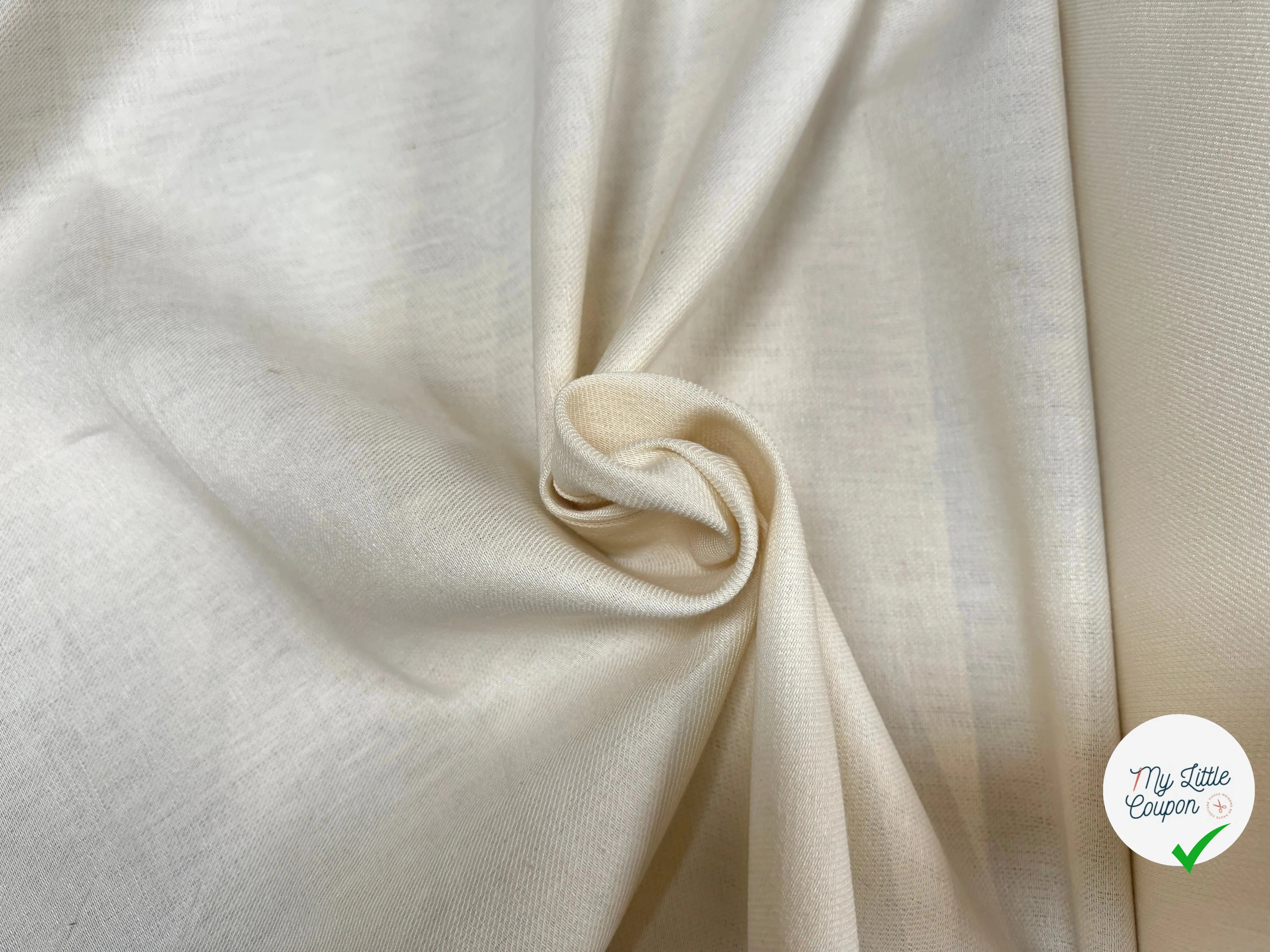 TOILE NATTÉ COTON NATUREL DRUE - My Little Coupon