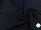 (Chute) TWEED BOUCLETTE DE LAINE MARINE 4% LUREX - My Little Coupon