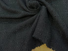 (Chute) TWEED BOUCLETTE DE LAINE NOIR 4% LUREX - My Little Coupon