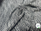 TWEED BOUCLETTE NOIR ET BLANC STRETCH - My Little Coupon