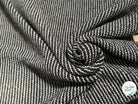 (Chute) TWEED DE LAINE BOUCLETTE STRETCH BLANC GRIS - My Little Coupon