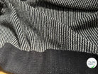 (Chute) TWEED DE LAINE BOUCLETTE STRETCH BLANC GRIS - My Little Coupon