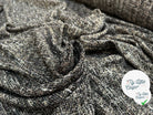 TWEED LUREX BLACK GOLD ITALIEN - My Little Coupon