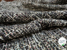 TWEED LUREX BLACK GOLD ITALIEN - My Little Coupon