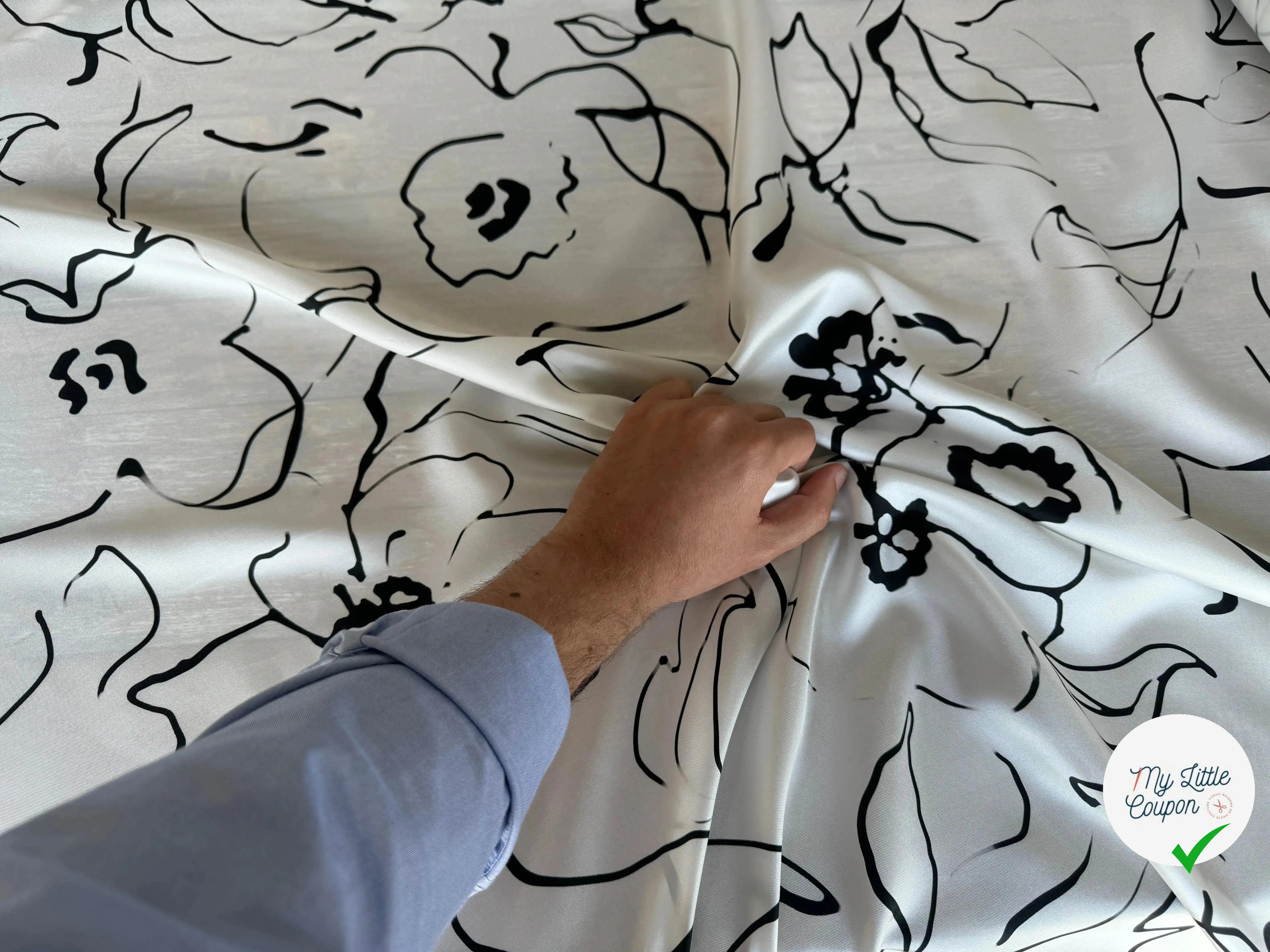 TWILL DE SOIE MAGNIFIENZA ITALIANA - My Little Coupon
