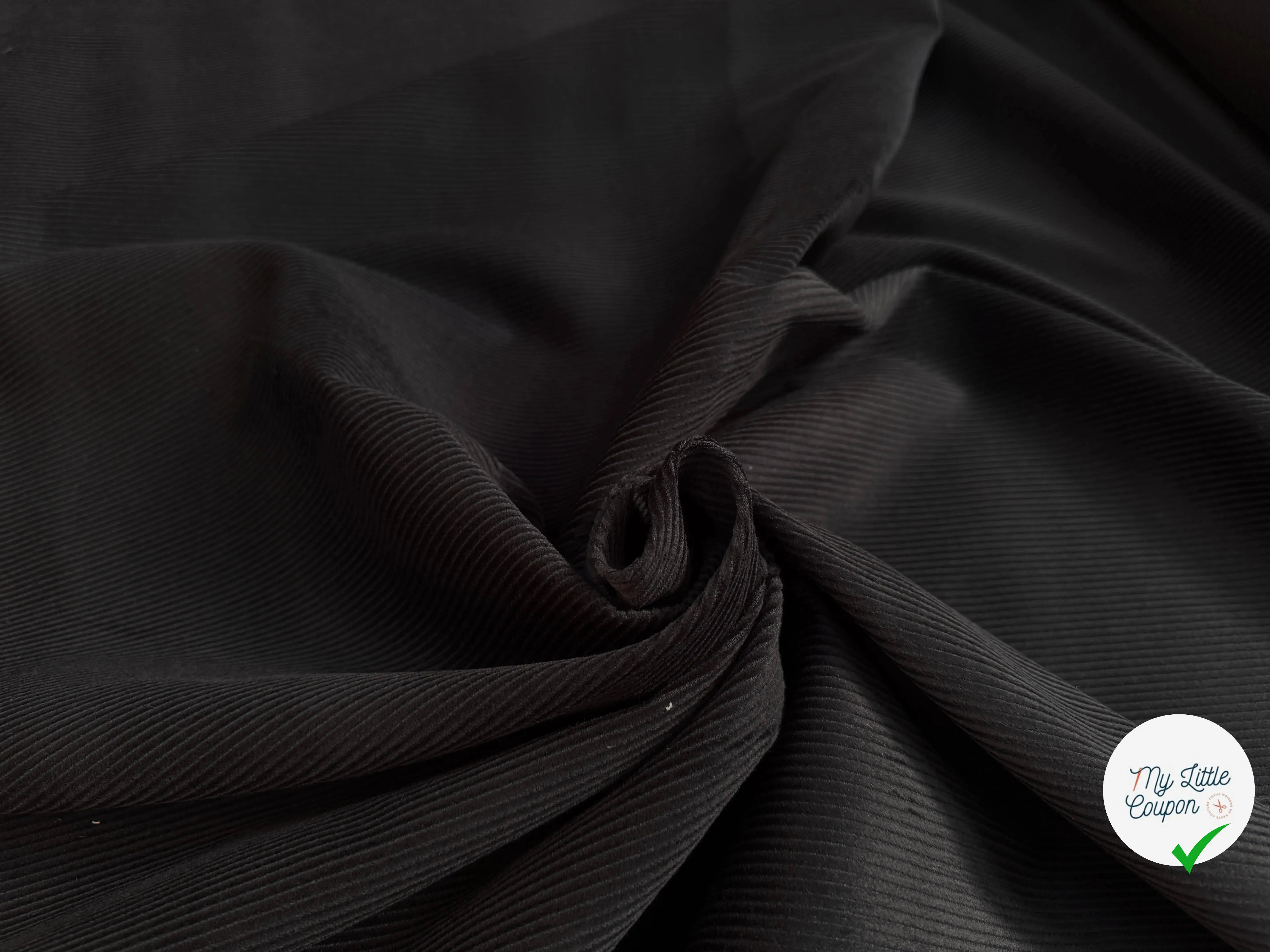 VELOURS 500 RAIES UNI NOIR 150 - My Little Coupon