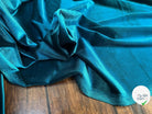 VELOURS CARVICO MAILLE STRETCH BLEU CANARD - My Little Coupon