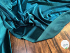 VELOURS CARVICO MAILLE STRETCH BLEU CANARD - My Little Coupon