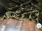 VELOURS CARVICO MAILLE STRETCH KAKI - My Little Coupon