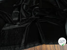 VELOURS CARVICO MAILLE STRETCH NOIR - My Little Coupon
