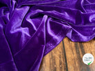 VELOURS CARVICO MAILLE STRETCH VIOLET - My Little Coupon