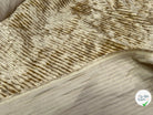 (Chute) VELOURS PUEBELA BEIGE VANILLE 130CM 100% COTON - My Little Coupon