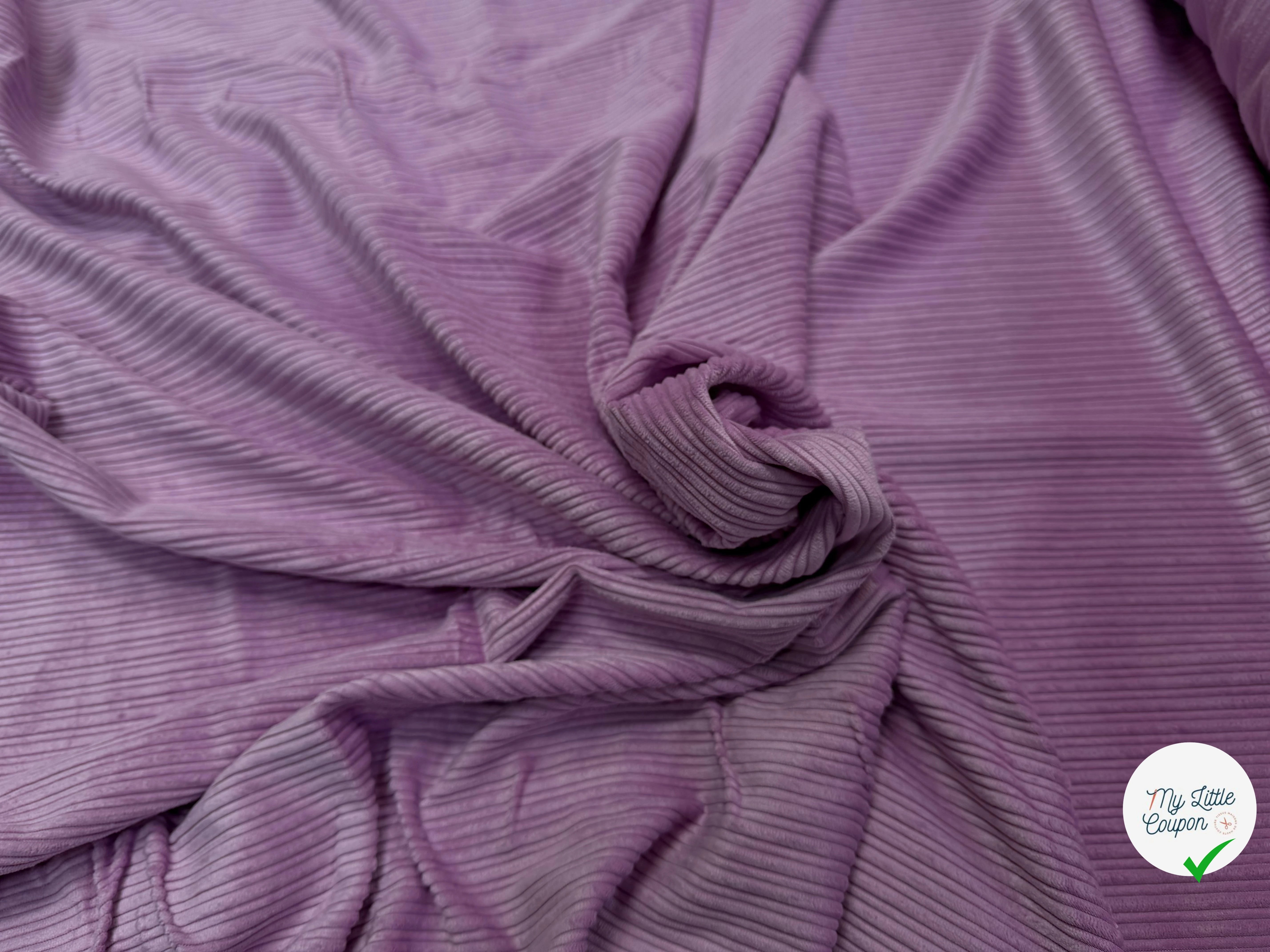(Chute) VELOURS PUEBELA MAUVE - My Little Coupon
